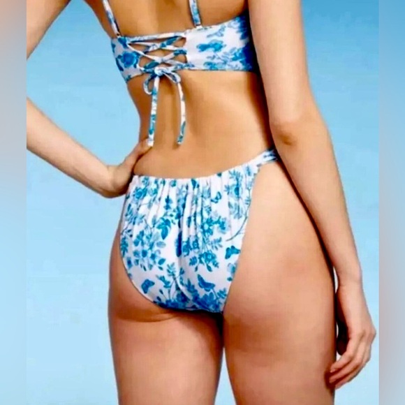 wild fable Other - Wild Fable Swim Bottoms Floral Cheeky Bikini Bottoms, Size XL, NWT
